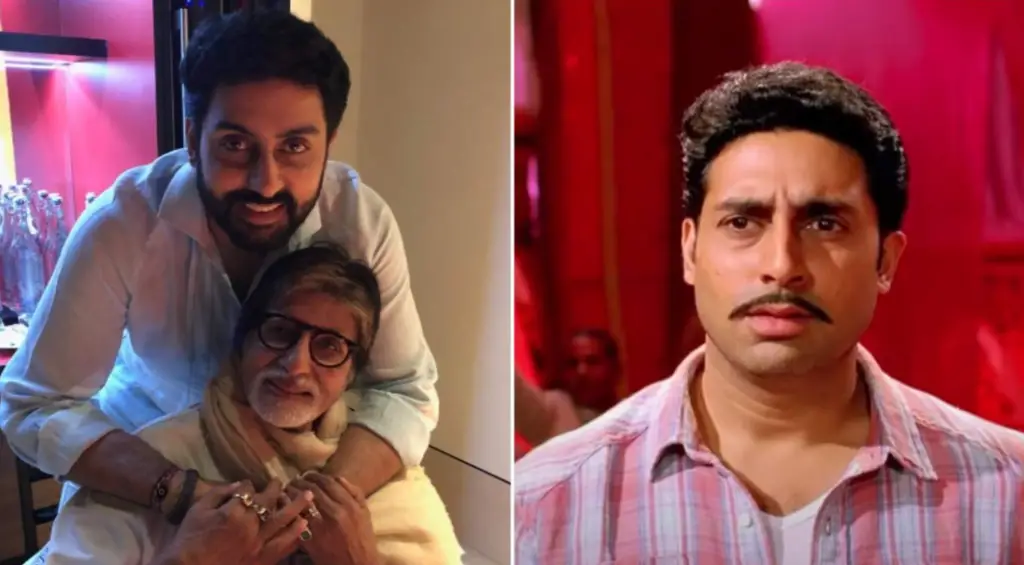 Picture courtesy: Abhishek Bachchan/Instagram (L); T-Series/YouTube (R)